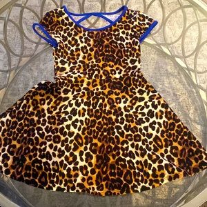 Girls Leopard Dress